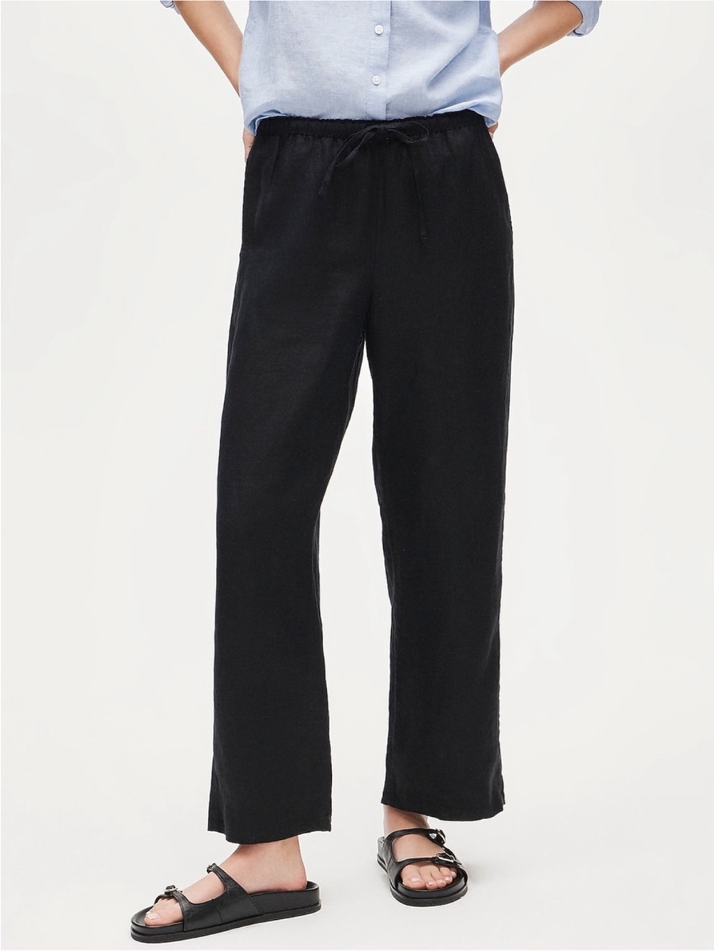 NWT J.Crew Soleil pant in linen